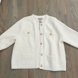 NWT H&M lady jacket with gold buttons